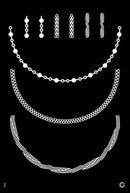 G Body Art - Chains 1 Stencil