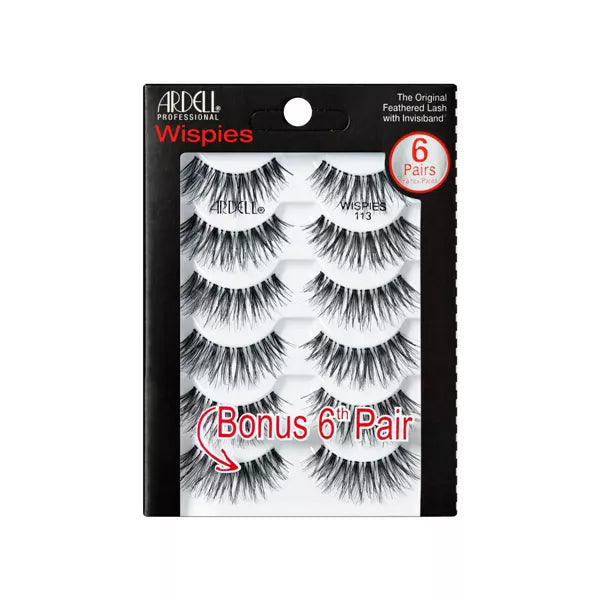 Ardell - Wispies Feathered Lash with Invisiband Eyelashes 113 6Pairs