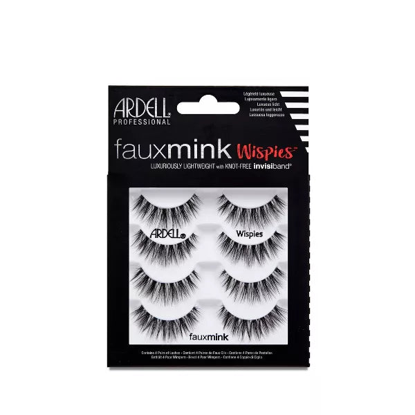 Ardell - Fauxmink Luxuriously Lightweight with Knot-Free Invisiband WISPIES 4PK