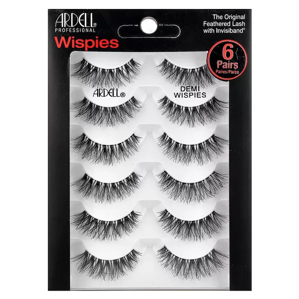 Ardell - Demi Wispies Feathered Lash with Invisiband Eyelashes 6Pairs
