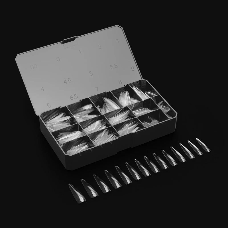 Apres Gel-X Sculpted Stiletto Extra Extra Long Box of Tips (600pcs)