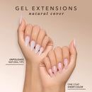 Kiara Sky - Gel Extensions - Soft Gel Tips - Natural - Almond XS Extra Short - Global Beauty Supply, LLC