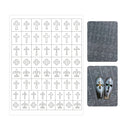 Nail Art Stencil - Ombre Nail Art Stencil Sticker H-408