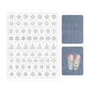 Nail Art Stencil - Ombre Nail Art Stencil Sticker H-419 Snowflake
