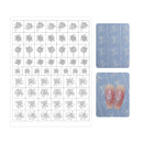 Nail Art Stencil - Ombre Nail Art Stencil Sticker H-421 Fireworks