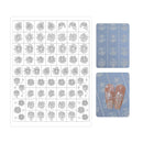 Nail Art Stencil - Ombre Nail Art Stencil Sticker H-422 Fireworks
