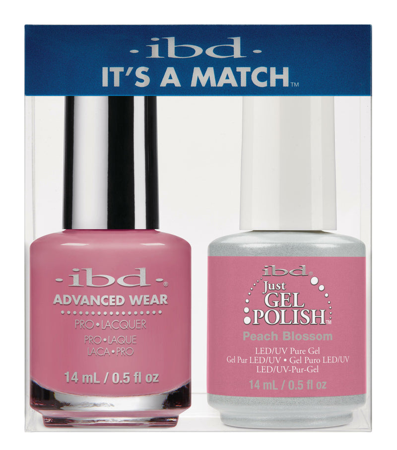 ibd Just Gel Polish - IBD It's A Match Duo - Peach Blossom -