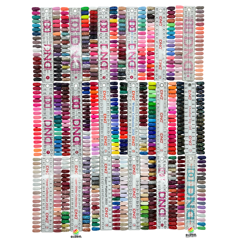 DND Color Swatch Set 1-16 (Color Swatch Only)