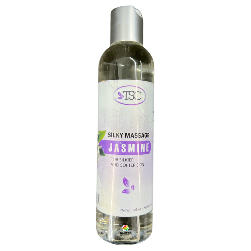 TSC Silky Massage Oil  Jasmine for Silkier and Softer Skin 8 Fl Oz