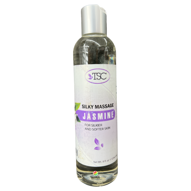 TSC Silky Massage Oil  Jasmine for Silkier and Softer Skin 8 Fl Oz