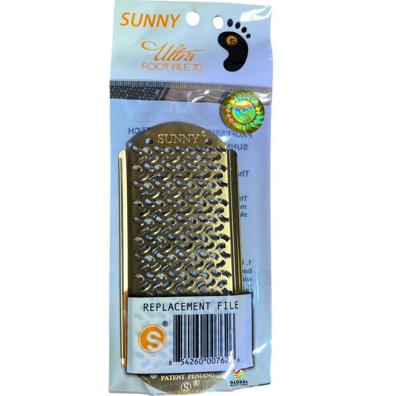 Sunny Ultra Foot File 7.0 Replacement Blade - Gold