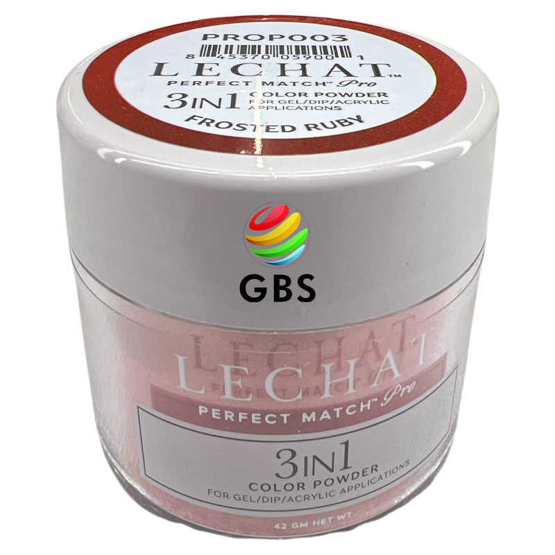 LeChat Perfect Match Pro 3-in-1 Dip Powder - Frosted Ruby PROP003