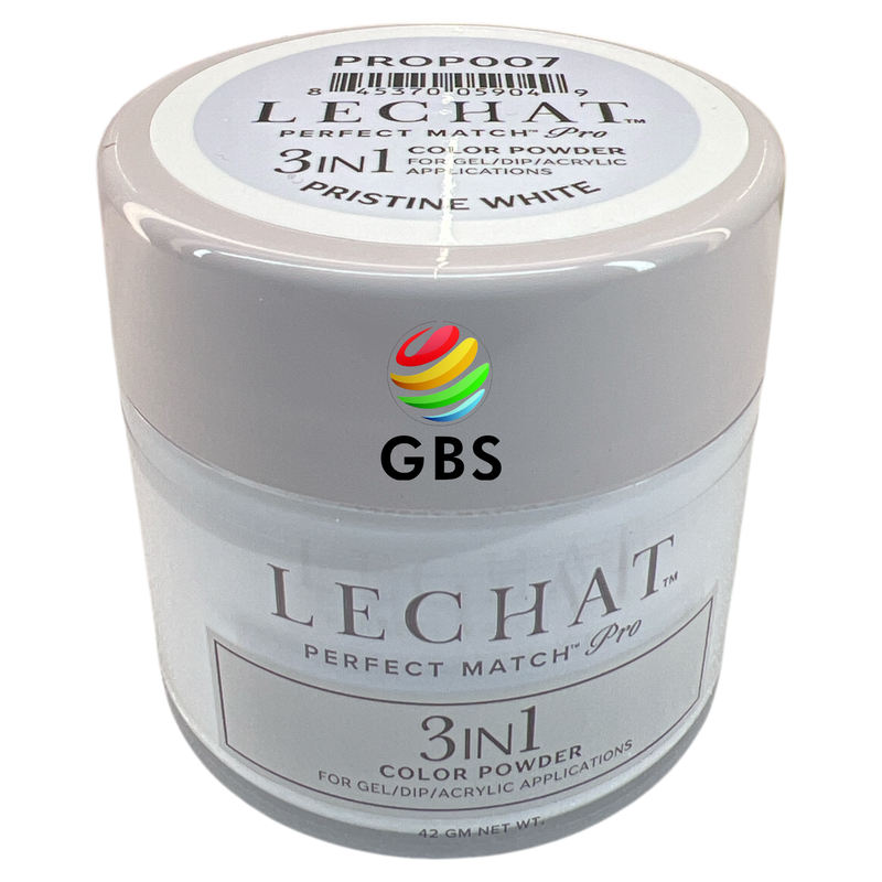 LeChat Perfect Match Pro 3-in-1 Dip Powder - Pristine White PROP007