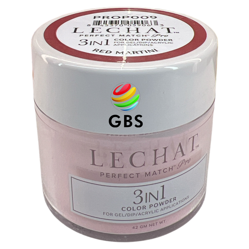 LeChat Perfect Match Pro 3-in-1 Dip Powder - Red Martini PROP009
