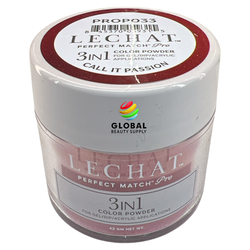 LeChat Perfect Match Pro 3-in-1 Dip Powder - Call It Passion PROP033