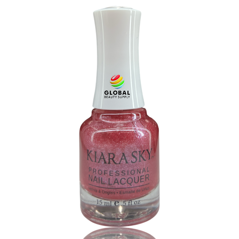 Kiara Sky Nail Lacquer - Pink & Stardust N5041