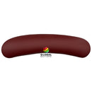 Armrest/Wrist Rest for Manicure Table - Burgundy 18" Curved