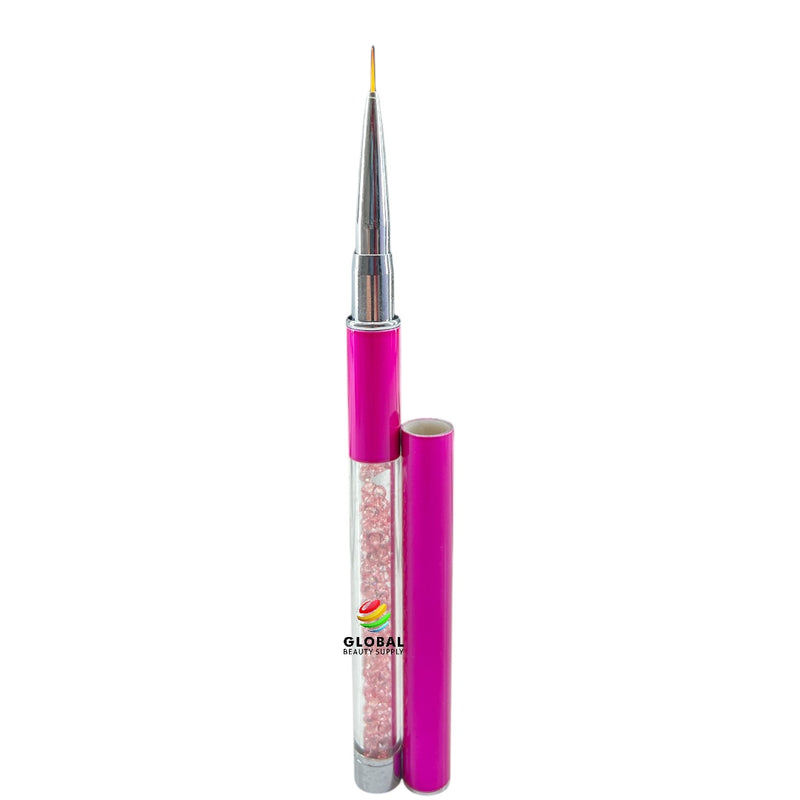 Nail Art Brush - Detialer Brush  Pink - Short 3936