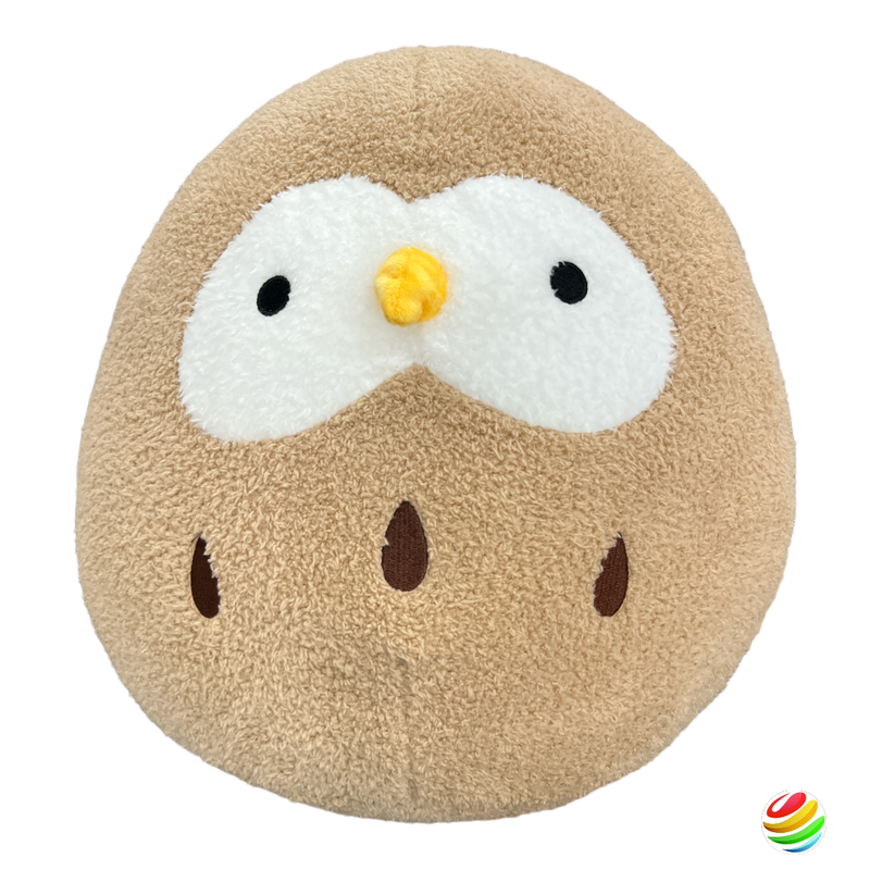 Takashoji Big Plush Owl Pillow Tan