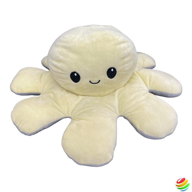 Octopus Plushie Pulpo Reversible Material Reversible Octopus Plush