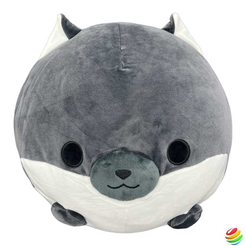 Takashoji Big Plush Dark Gray Shiba Inu Dog Plush