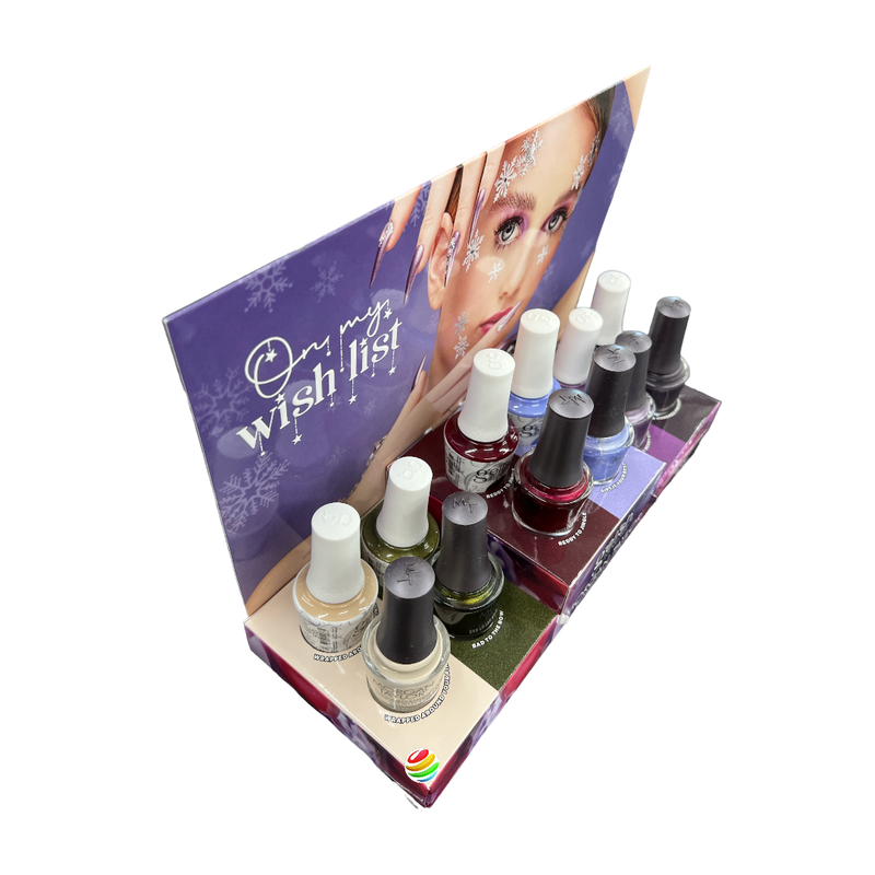 Gelish and Morgan Taylor On My Wish List Holiday/Winter 2023 Collection - Mixed 12 PC Display