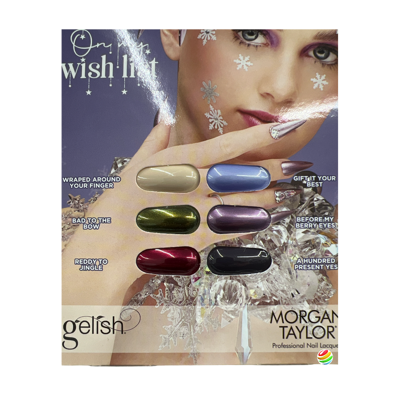 Gelish and Morgan Taylor On My Wish List Holiday/Winter 2023 Collection - Mixed 12 PC Display