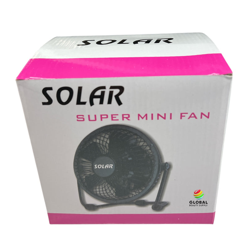 Solar Super Mini Fan - Desktop Fan (Nail Dryer) - Mini Fan