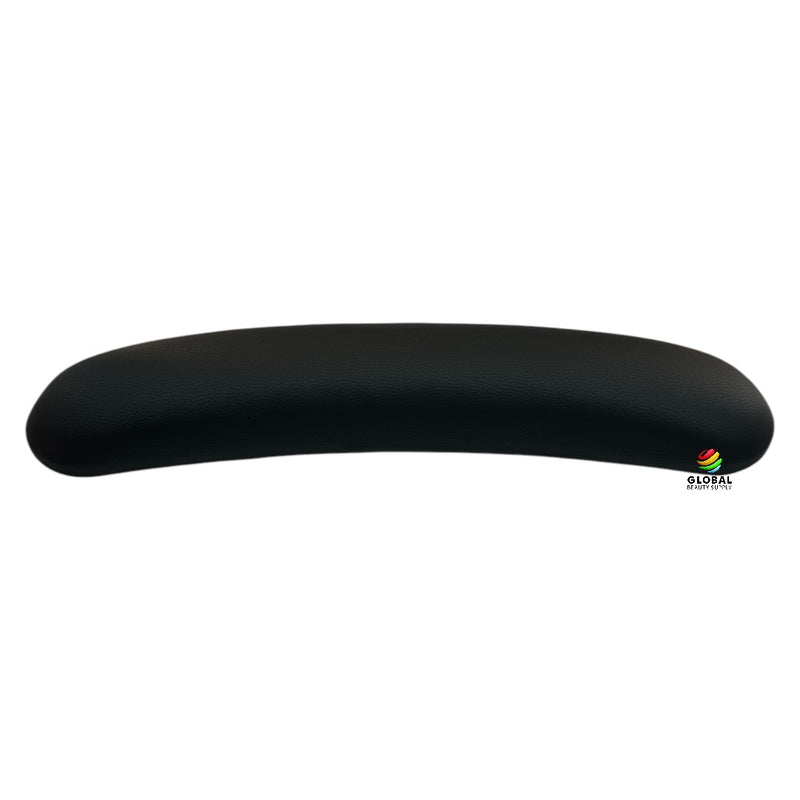 Armrest/Wristrest for Manicure Table - Black 16" Curved