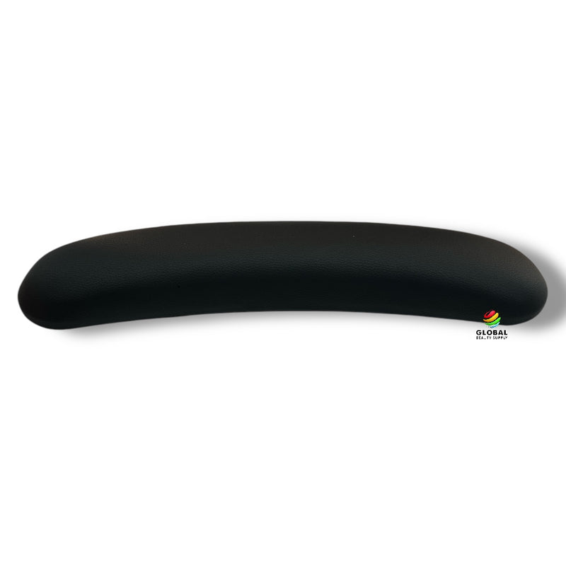 Armrest/Wristrest for Manicure Table - Black 16" Curved