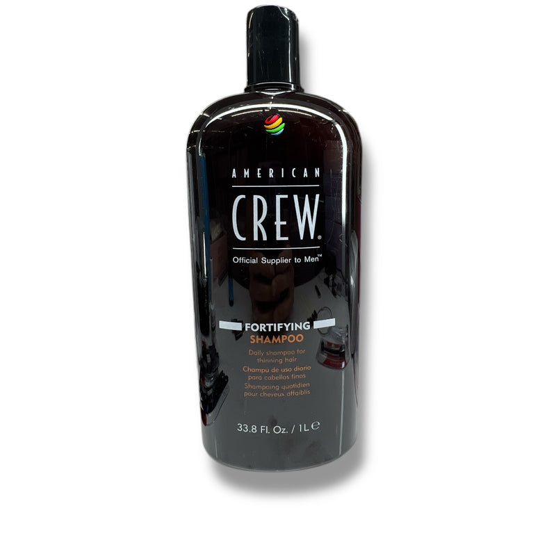 American Crew Men's Shampoo, Fortifying for Thinning Hair, Refreshes Scalp, 33.8 Fl Oz