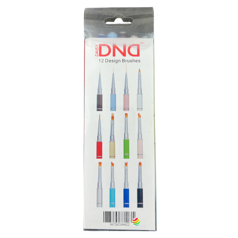 DND Nail Art Design Brush Set 12pc