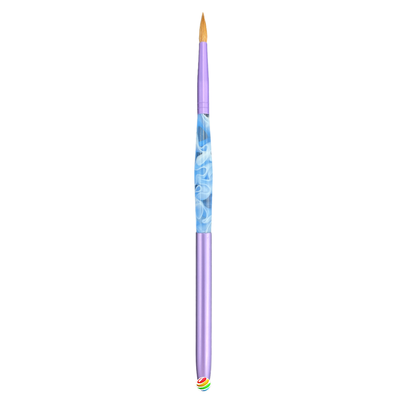 Pure color 3D blue handle Art brush