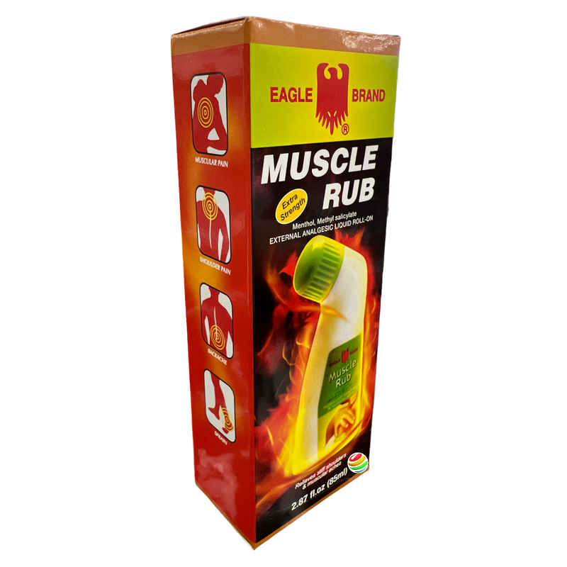 Eagle Brand Medicated Oil  - Eagle Brand Muscle Rub 85mL (Dầu nóng xoa bóp con ó Eagle Muscle Rub (85ml)