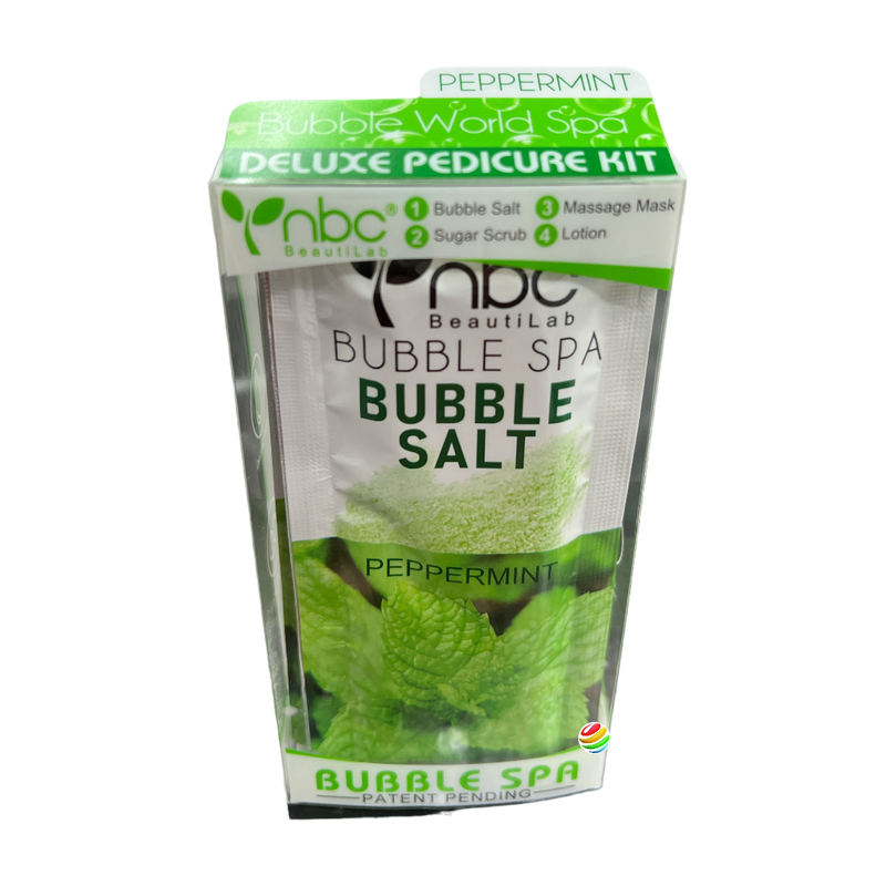 nbc 4 in 1 Bubble Spa Deluxe Pedicure Kit Peppermint