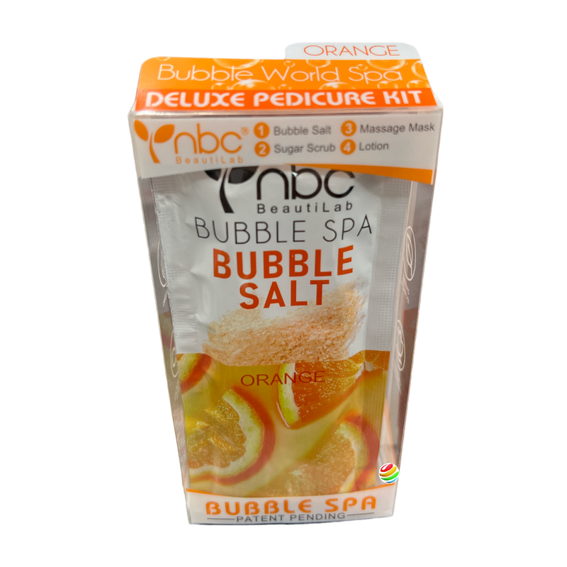 nbc 4 in 1 Bubble Spa Deluxe Pedicure Kit Orange