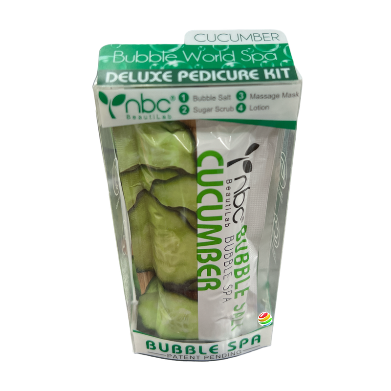 nbc 4 in 1 Bubble Spa Deluxe Pedicure Kit Cucumber