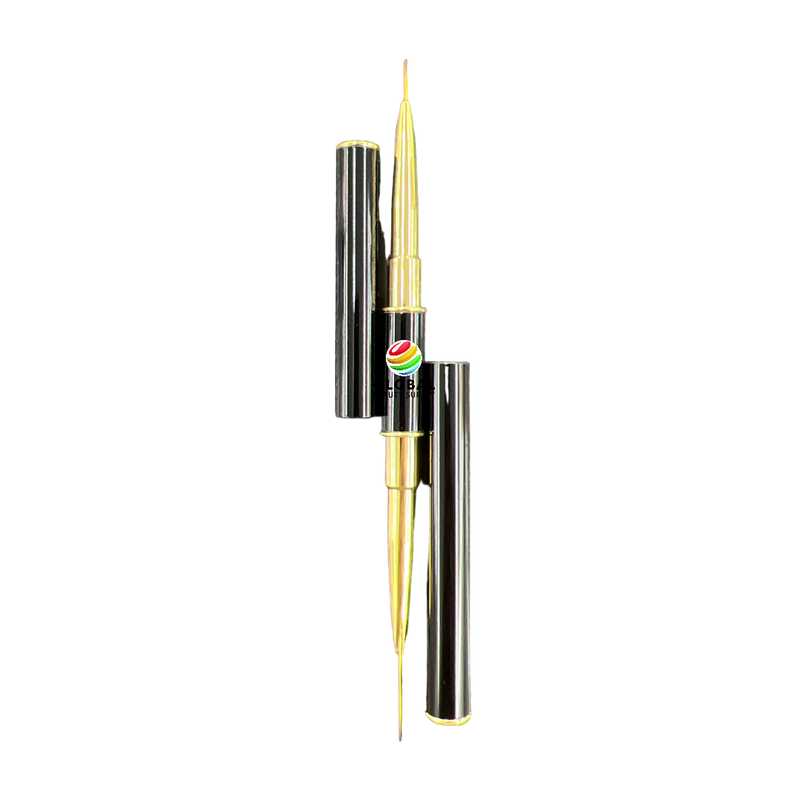 Nail Art Brush - Dual Detialer / Striper Brush  - Medium &  Long