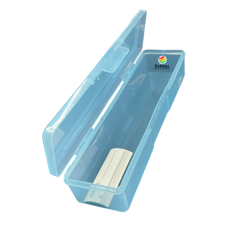 Personal Care Box - Empty Plastic Box Small Blue