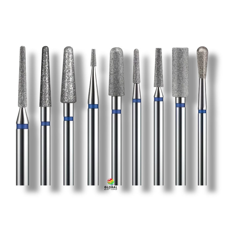 Nail Drill  Bits Set 9pcs
