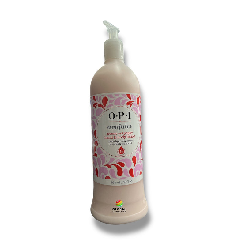 OPI avojuice Peony and Poppy Hand & Body Lotion 960 mL / 32 Fl Oz.