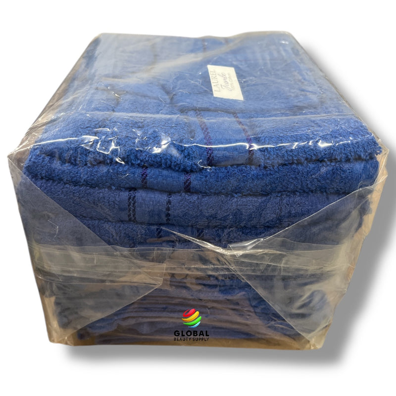 Laurel Jumbo Towel 16X28 1 Dozen Marine Blue