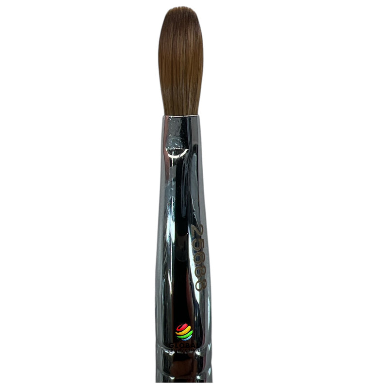 Acrylic Brush - GBS Premium Gold 100% Pure Kolinsky Redwood Handle 7” - Size