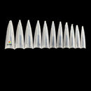 Stiletto Tips 540ct/box (CLEAR)