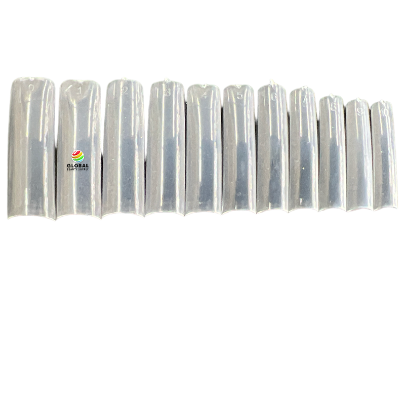 Straight Square Tips 540ct/box (CLEAR)
