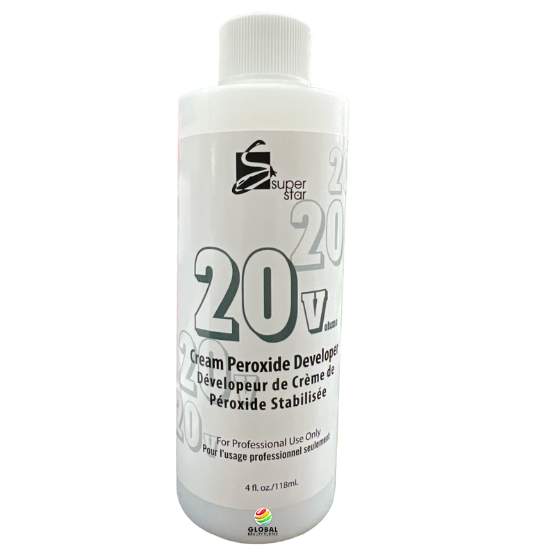 Super Star 20 Volume Cream Peroxide Developer 4 oz