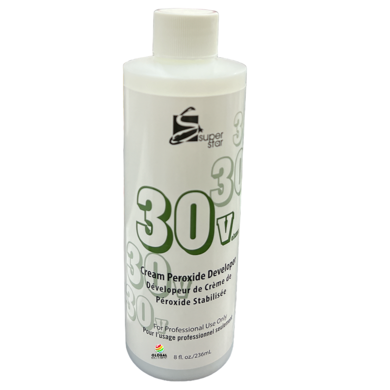 Super Star 30 Volume Cream Peroxide Developer 8 oz