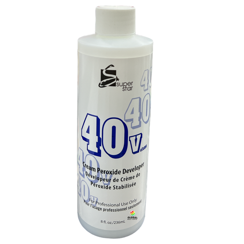 Super Star 40 Volume Cream Peroxide Developer 8 oz