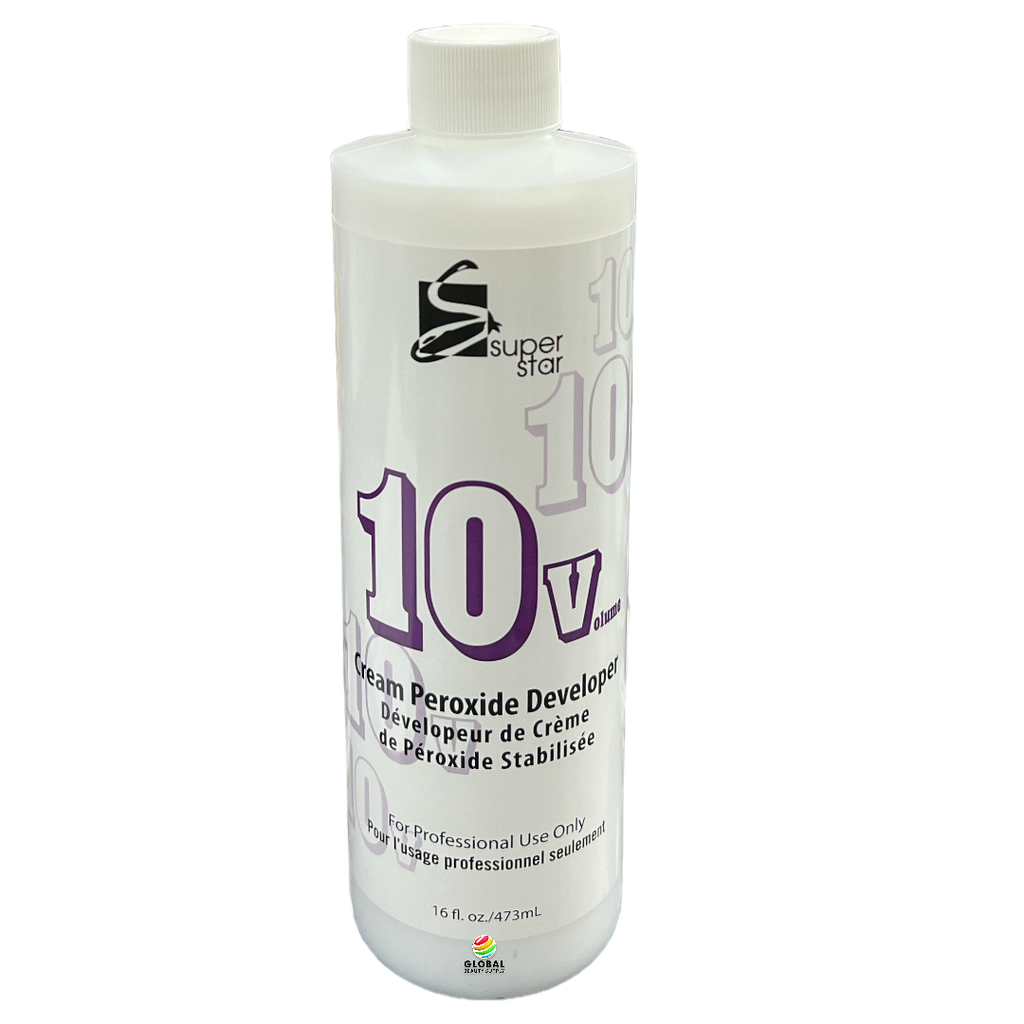 Peroxide Developer Kit Super Star 10 Volume Cream Peroxide Developer 16 oz – Global Beauty Supply