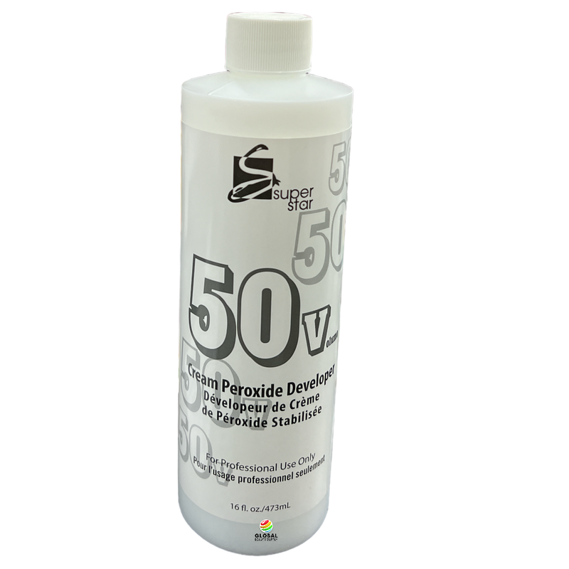 Super Star 50 Volume Cream Peroxide Developer 16 oz